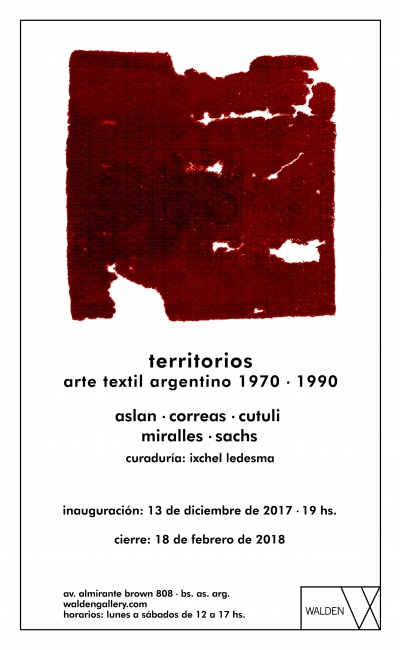 No te pierdas la exposición “Territorios: Arte Textil Argentino”
